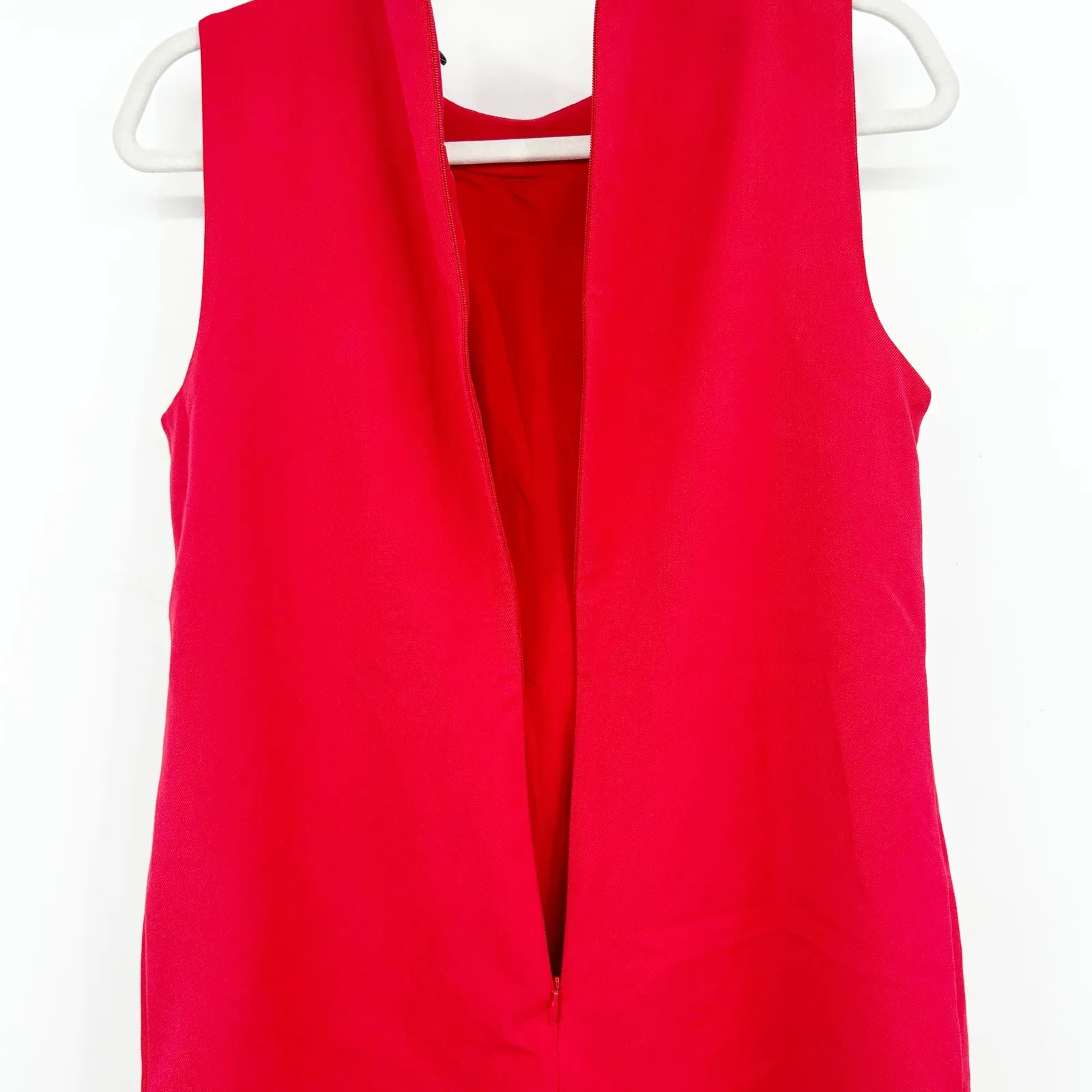 NWT GAP Womens Red Career Office Siren Sleeveless Sheath Mini Dress Size S - Image 8