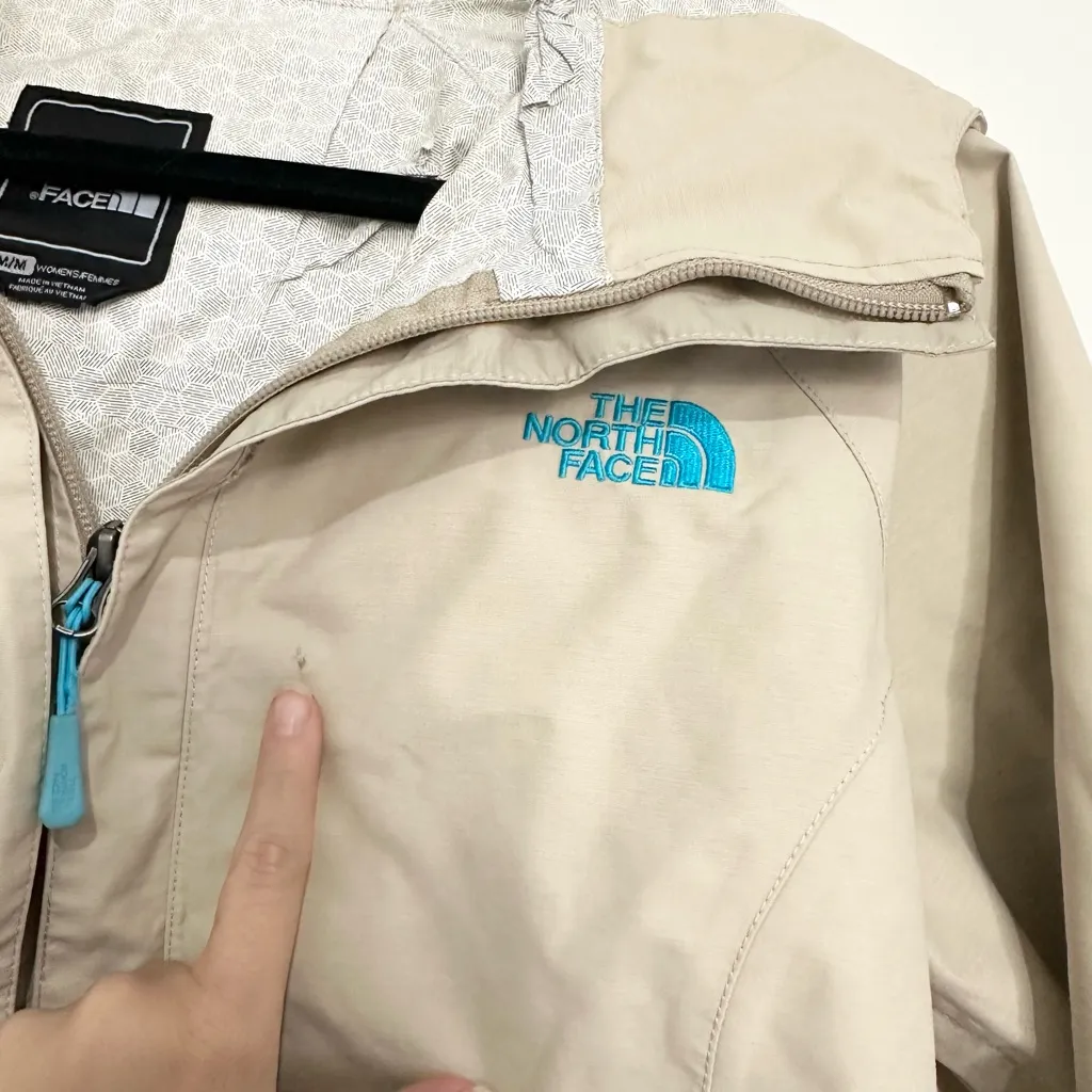 The north face rain jacket size medium tan outdoors Gorpcore - Image 5