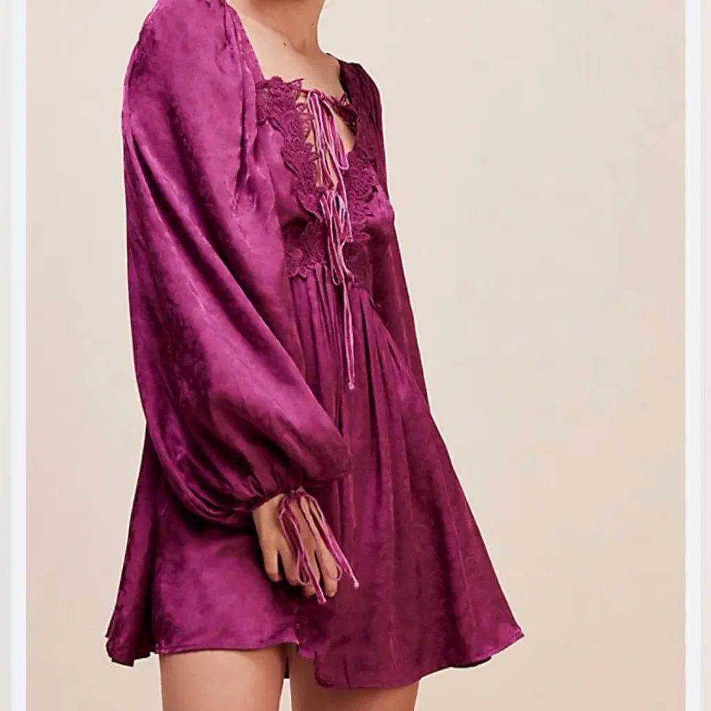 For Love & Lemons Henley Jacquard Long Sleeve Mini Dress NWT size XS - Image 4