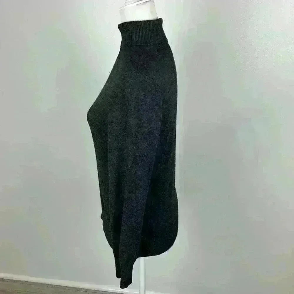 Tribal Dark Grey Turtleneck Sweater Size M Gray Size M - Image 3