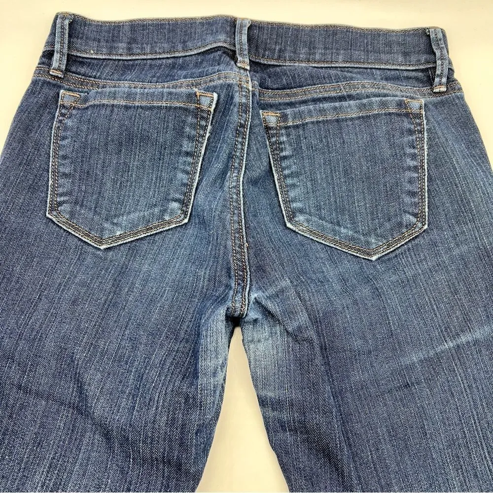 Ann Taylor LOFT Outlet Modern Skinny in Dark Wash Petite Mid Rise Denim Jeans-2P - Image 5