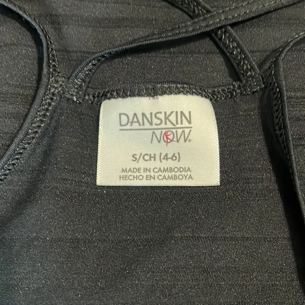 Tank Black Flowy Strappy Cami Top Performance Athletic Womens Small - Image 9