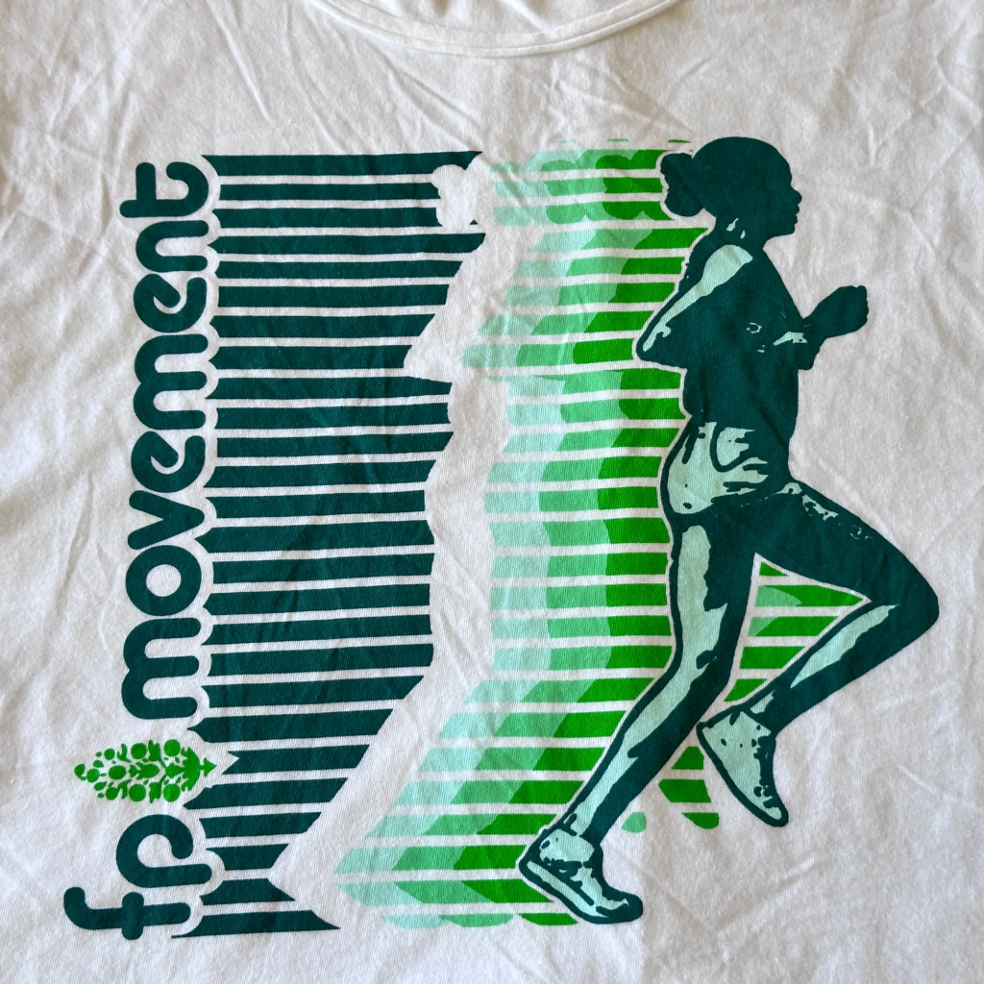 NWT Free People Inspire Graphic Tank in Green Combo FP Runner - Image 7