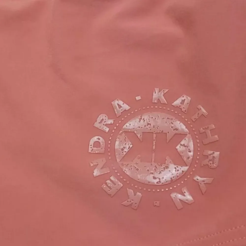 Gymshark Womens  Peach Earth Orange KK Fit Workout Athletic Shorts size médium - Image 4