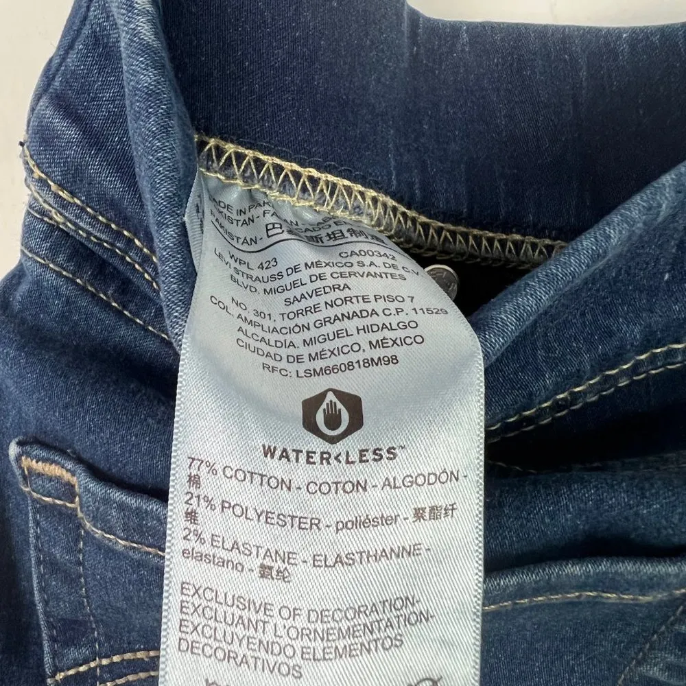 Signature by Levi Strauss Totally Shaping Pull On Skinny Jeans Pockets 26 EUC - Image 9