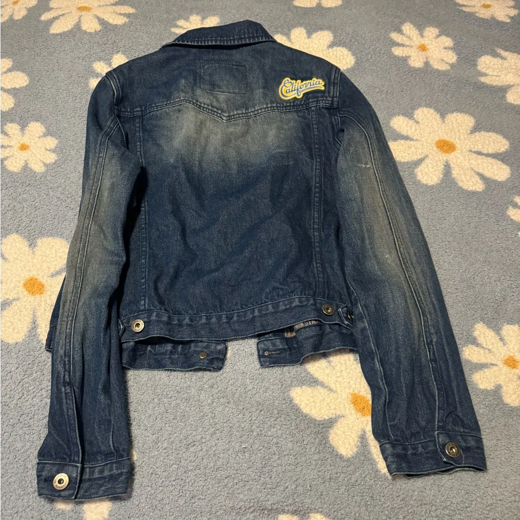 Hollister Blue Denim Shirt - Image 2
