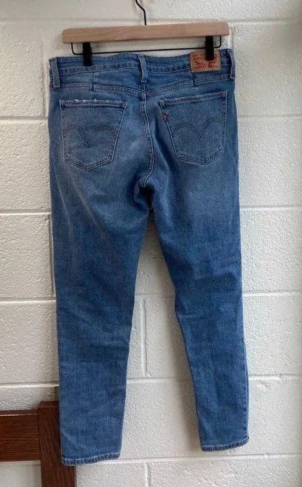 Skinny Seam Front Ankle Jeans Light Wash 30 - Image 3