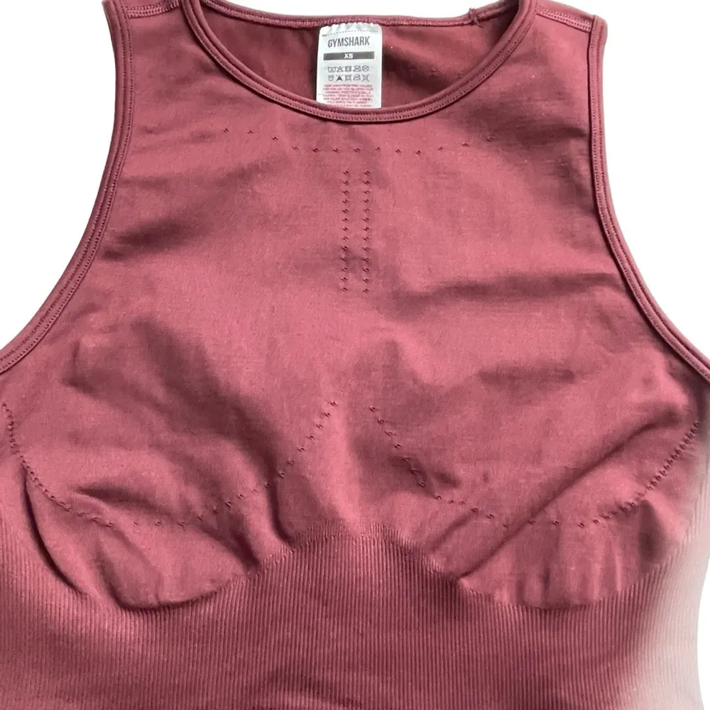 Sweat Seamless Midi Tank Maroon Women’s Size XS Athleisure Athletic - Image 2