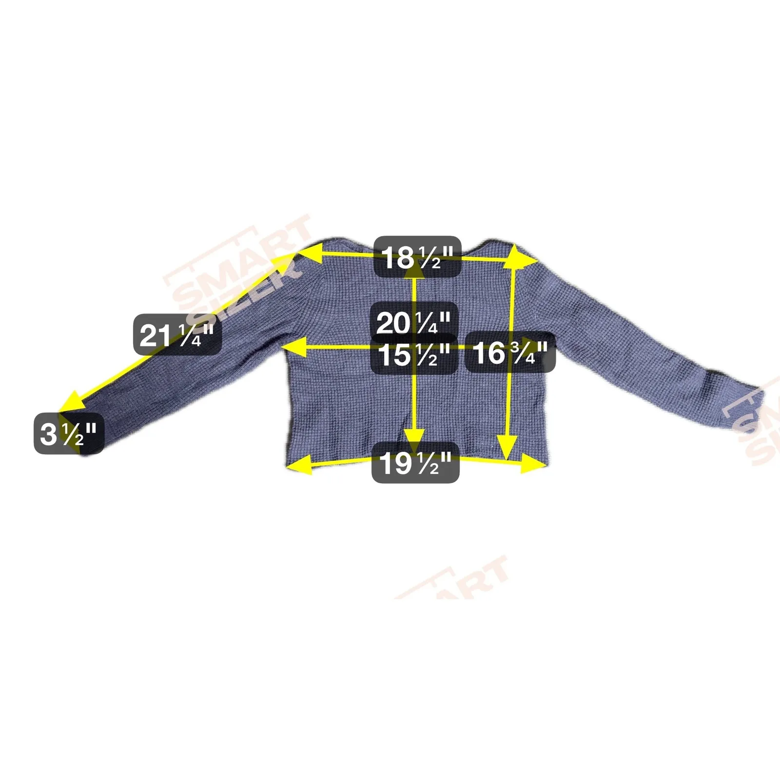 GAP Women Medium Petite Navy Blue Waffle Knit Cropped Boat Neck Sweater Winter - Image 7