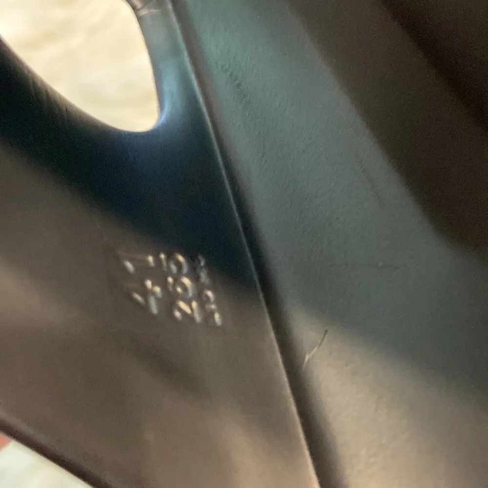 Birkenstock Charcoal Double Strap Slides size 41 (10)excellent condition - Image 13