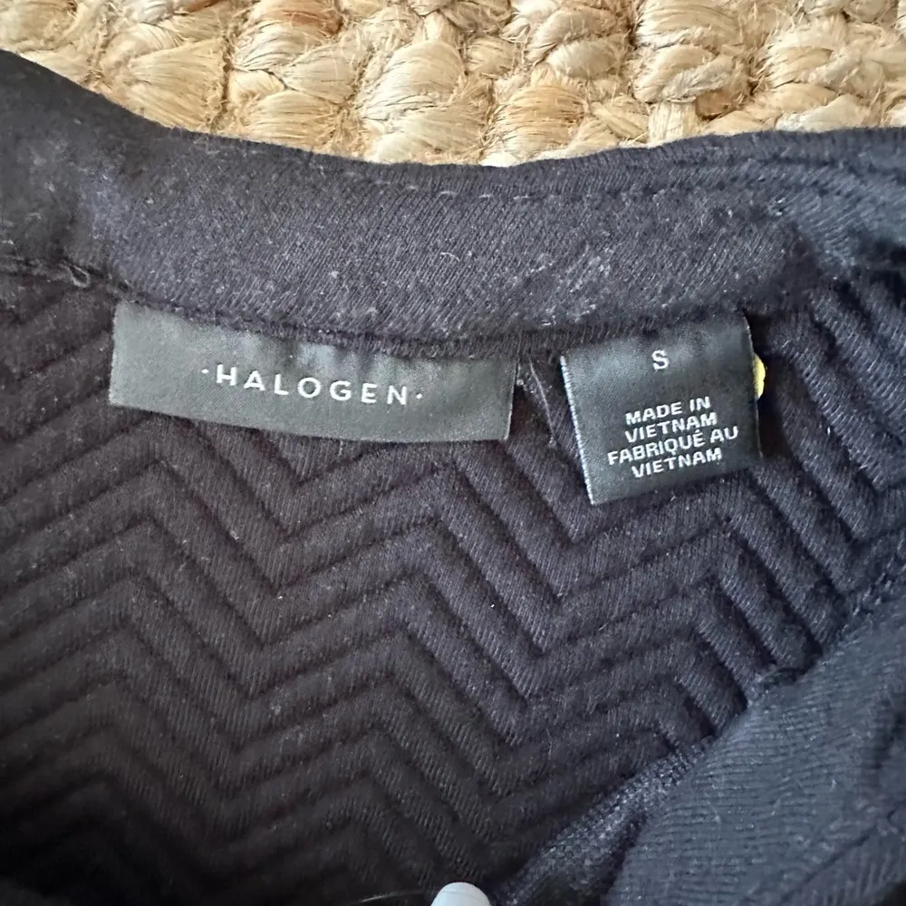 Halogen Black Sheath Dress 3/4 Raglan Sleeves size small - Image 2