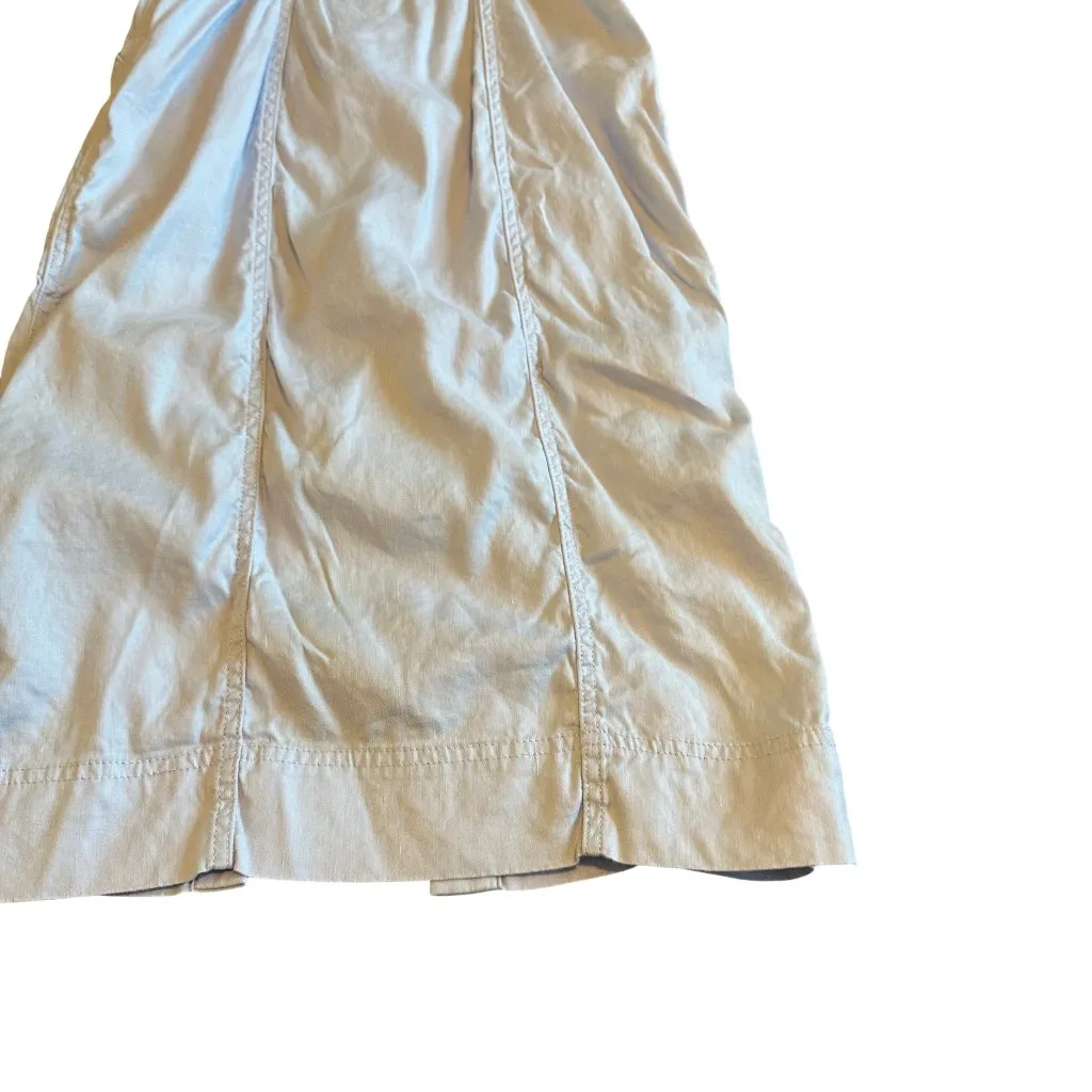 Babaton Aritzia Blue Sleeveless Jumper Dress Button-Down Stretch Smocked Size 2 - Image 5