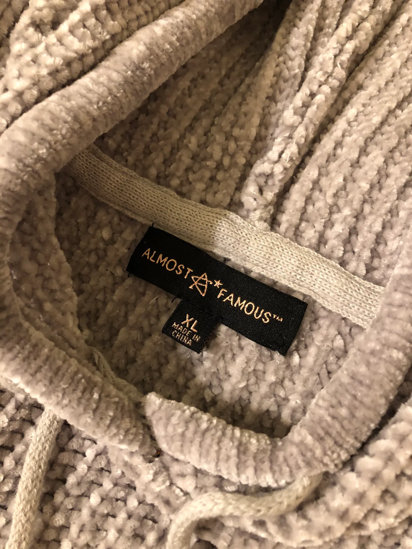 Almost Famous Grey Knit Sweater - Image 3