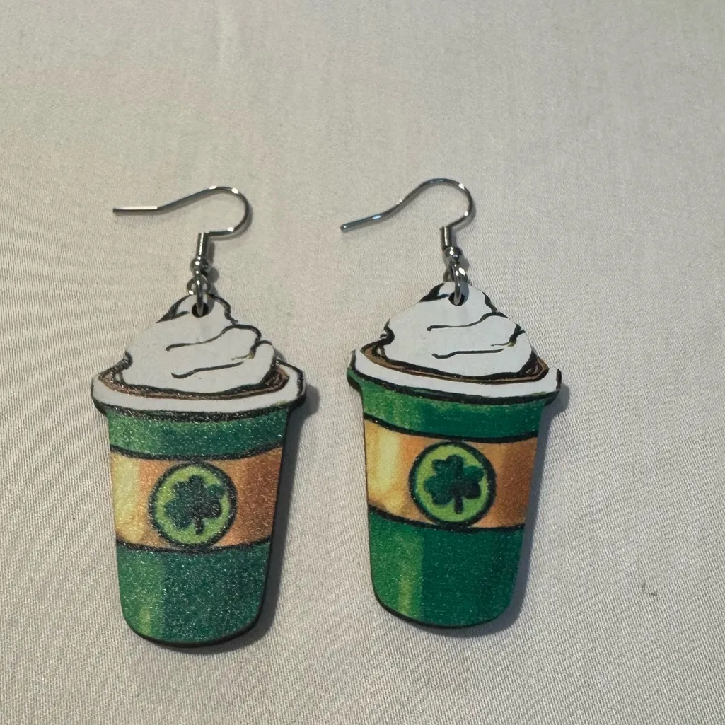 St Patrick's Day Earrings - Image 3
