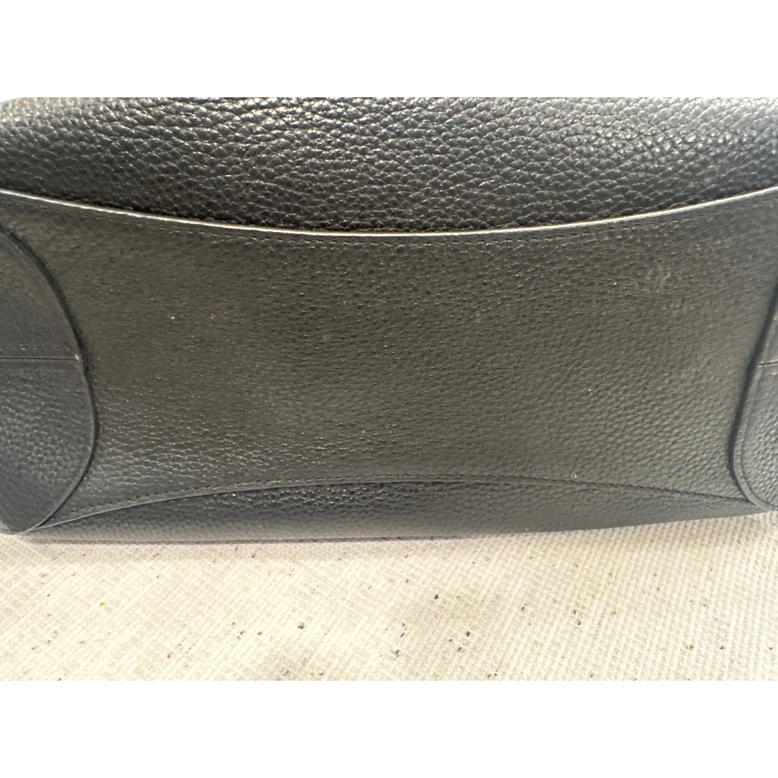 Kate Spade New York Pebble Leather Shoulder Bag Black purse Gold Hardware Leila - Image 5