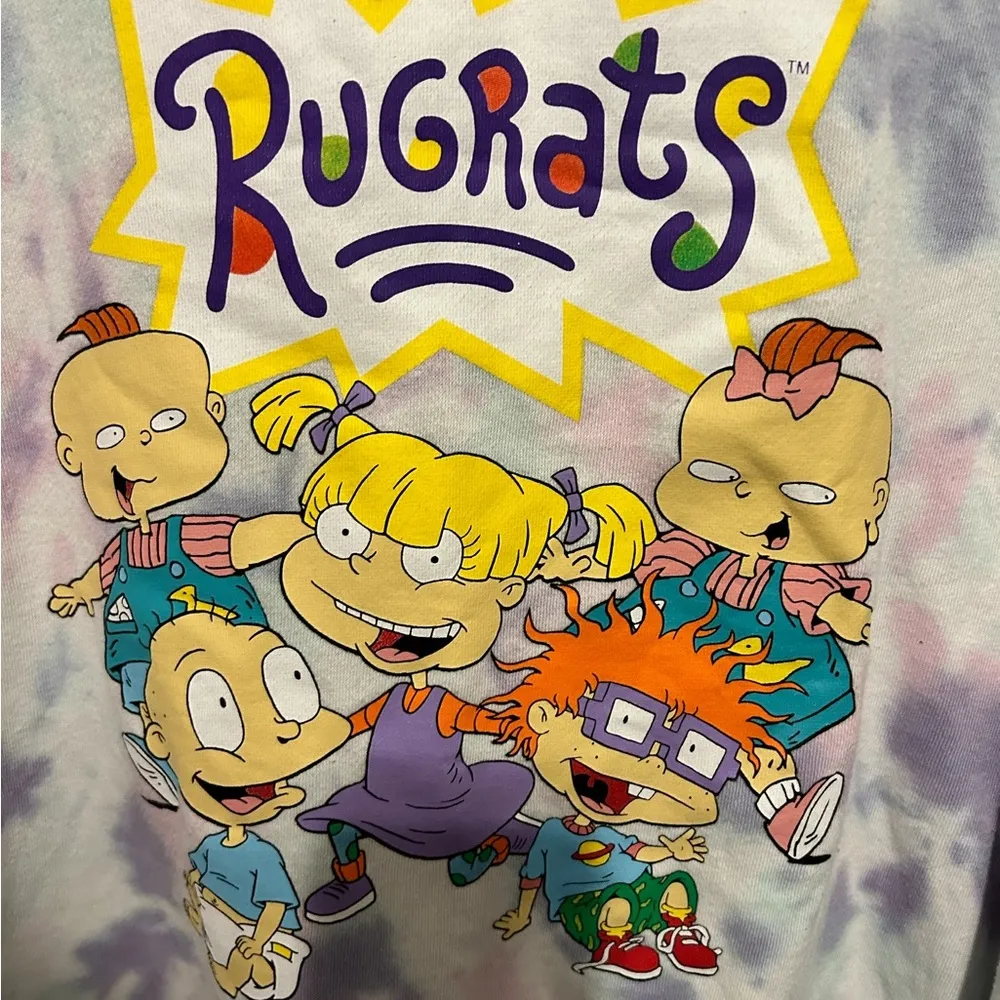 Nickelodeon rugrats tie dye sweatshirt size large - Image 5