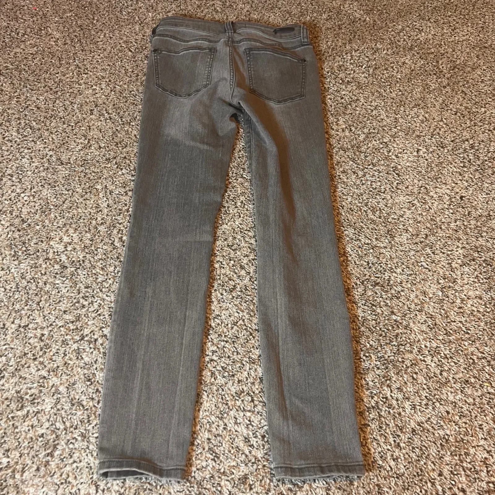 Pilcro Stet Gray Wash Denim Jeans Skinny Ankle Casual Women's Size 26‎ - Image 7
