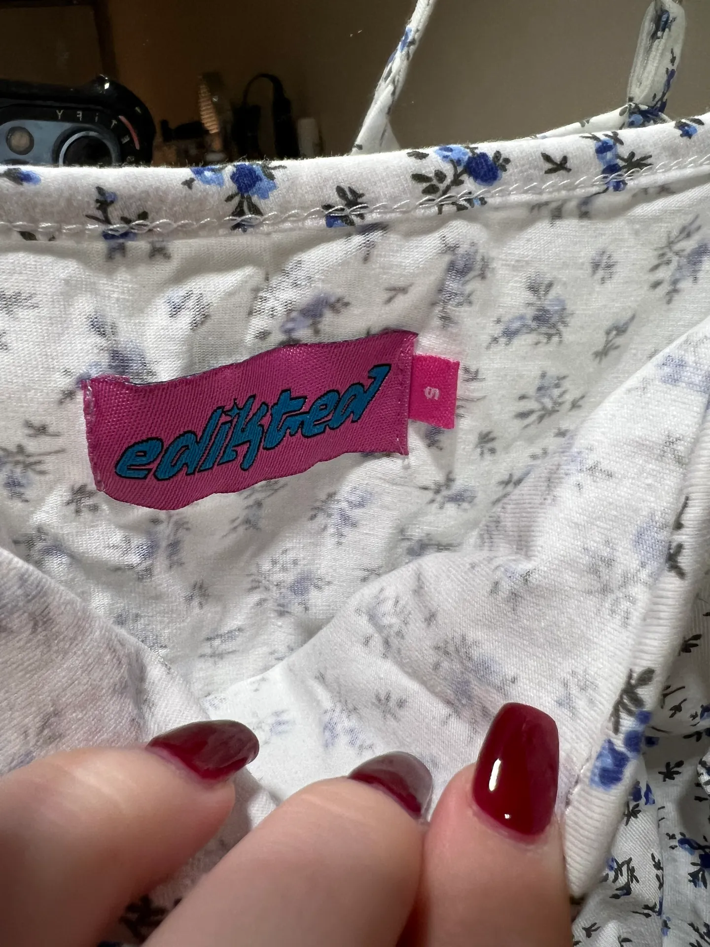 Floral Print Mini Dress - Image 6