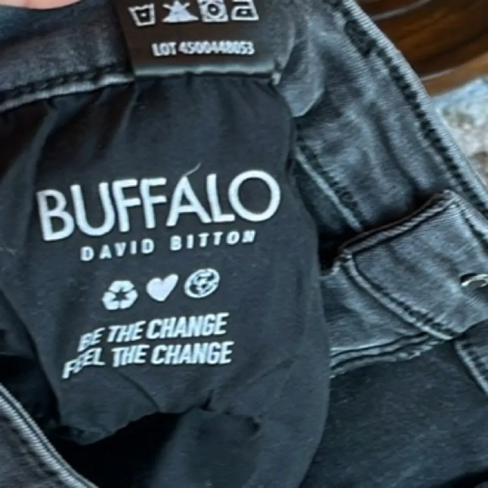 Buffalo David Britton Mollie Vintage Black Washed Out Womens 12 Waist 32 - Image 9