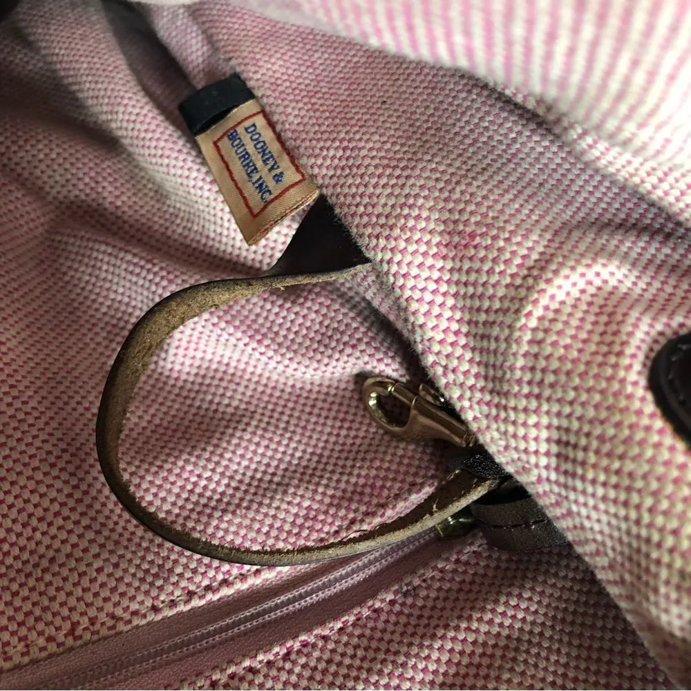 Dooney & Bourke Maurizia Chocolate Brown  Leather Shoulder‎ Hobo Bag Purse - Image 8