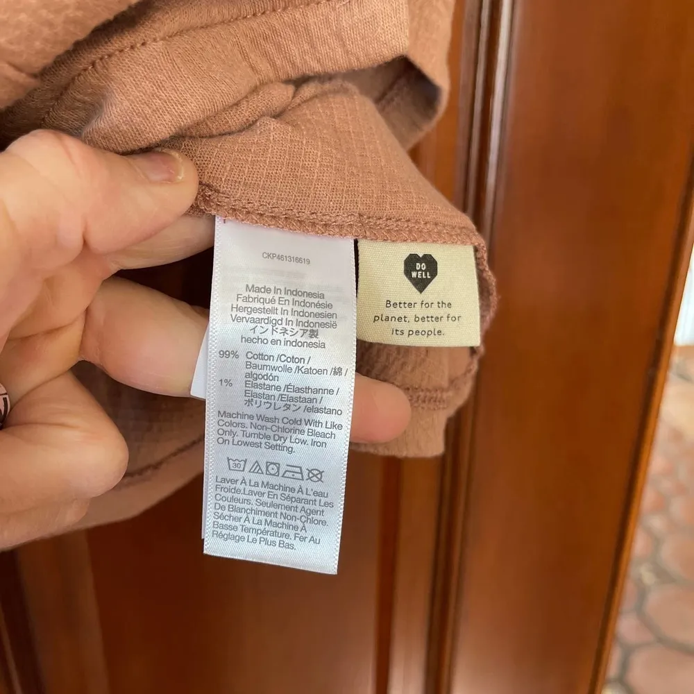 Madewell Knit Lightspun Camp Shirt Medium - Image 4