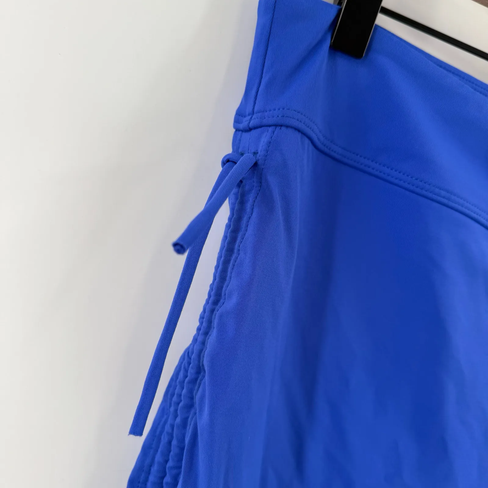 Athleta Celine Swim Skirt Size Small Blue Sarong Athletic Ruched Tidal Cinch - Image 6