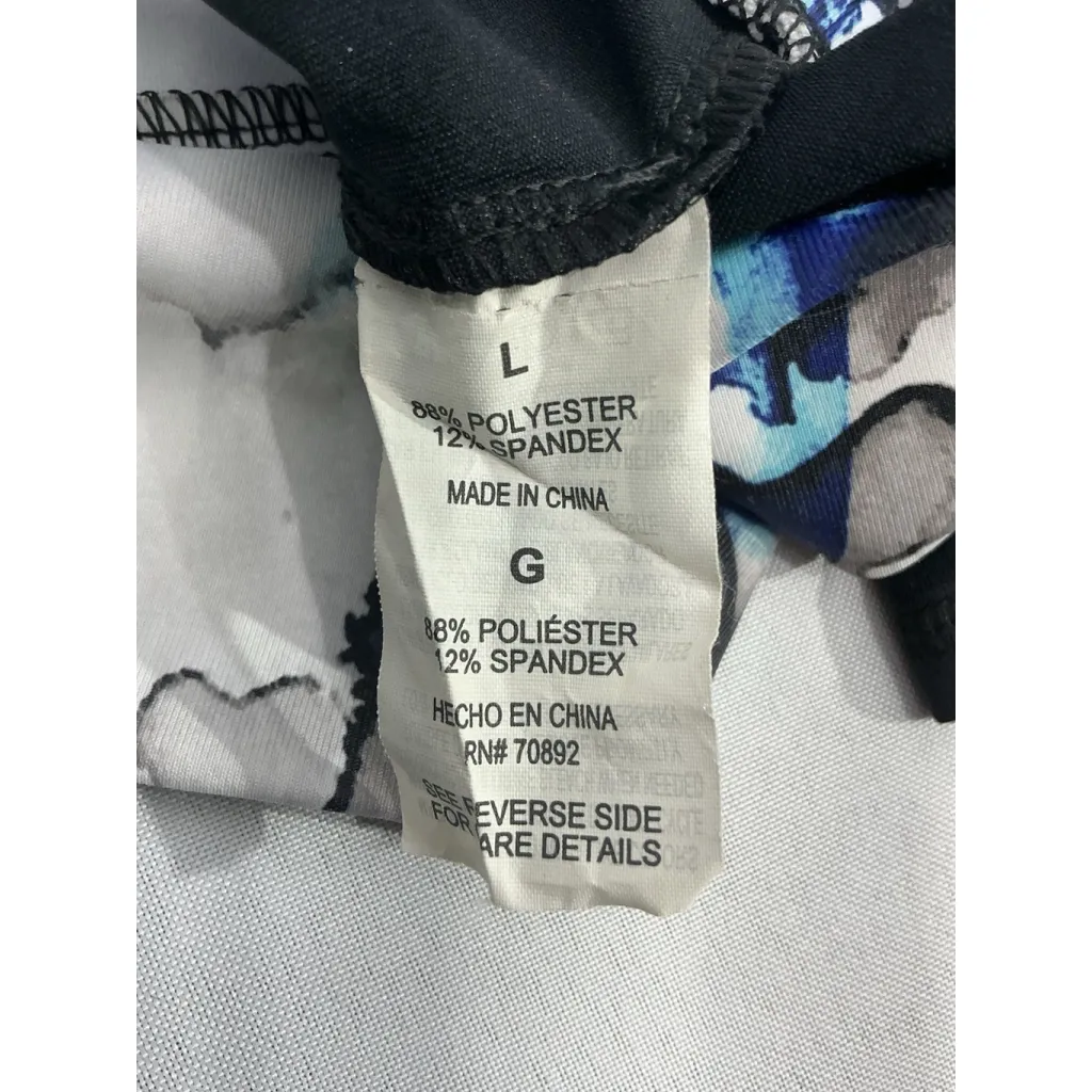 Womans Layer 8 Large Multicolor Zip Up Active Jacket - Image 4