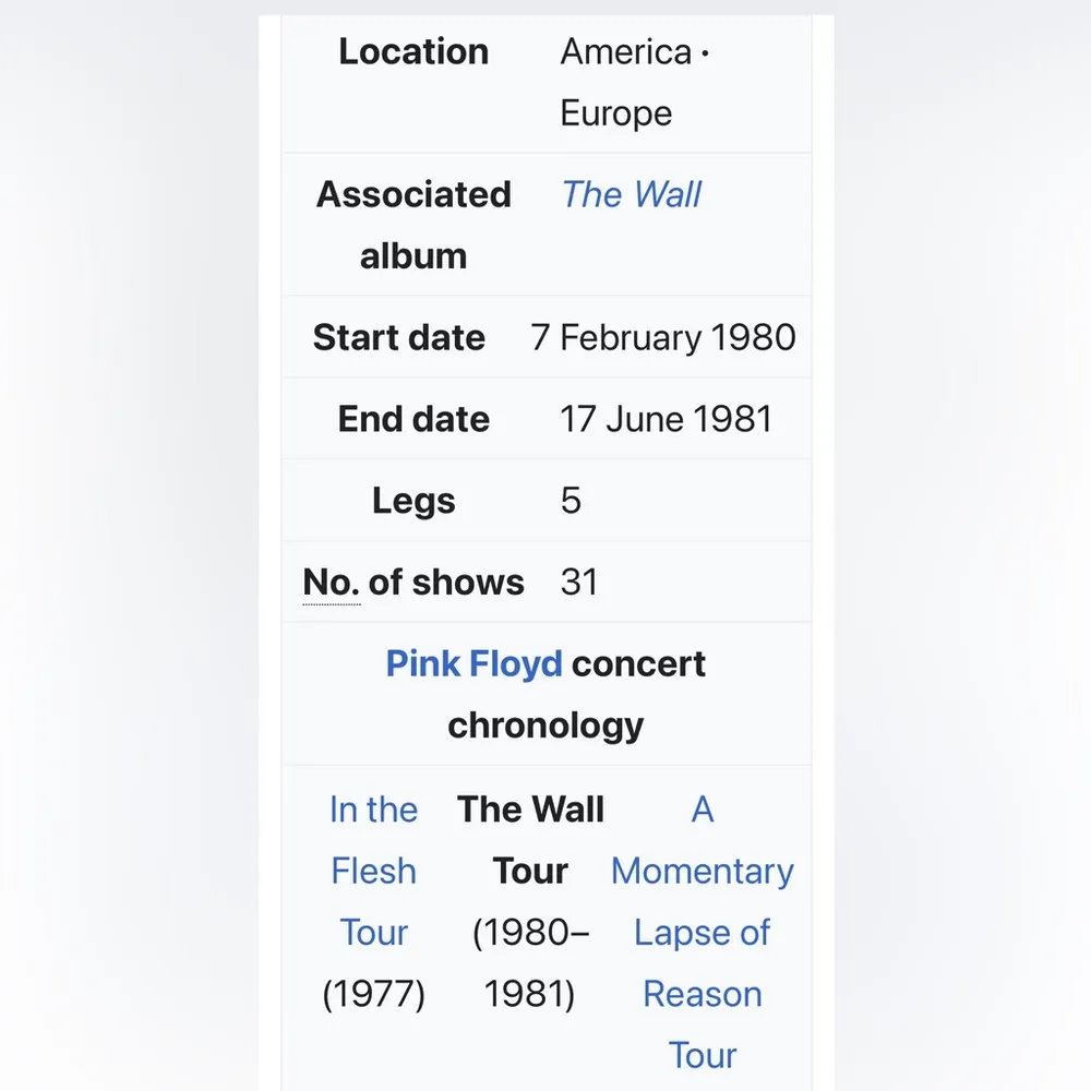 Vintage Pink Floyd The Wall Double Sided Concert T-Shirt, NYC MSG, Rock Band - Image 15