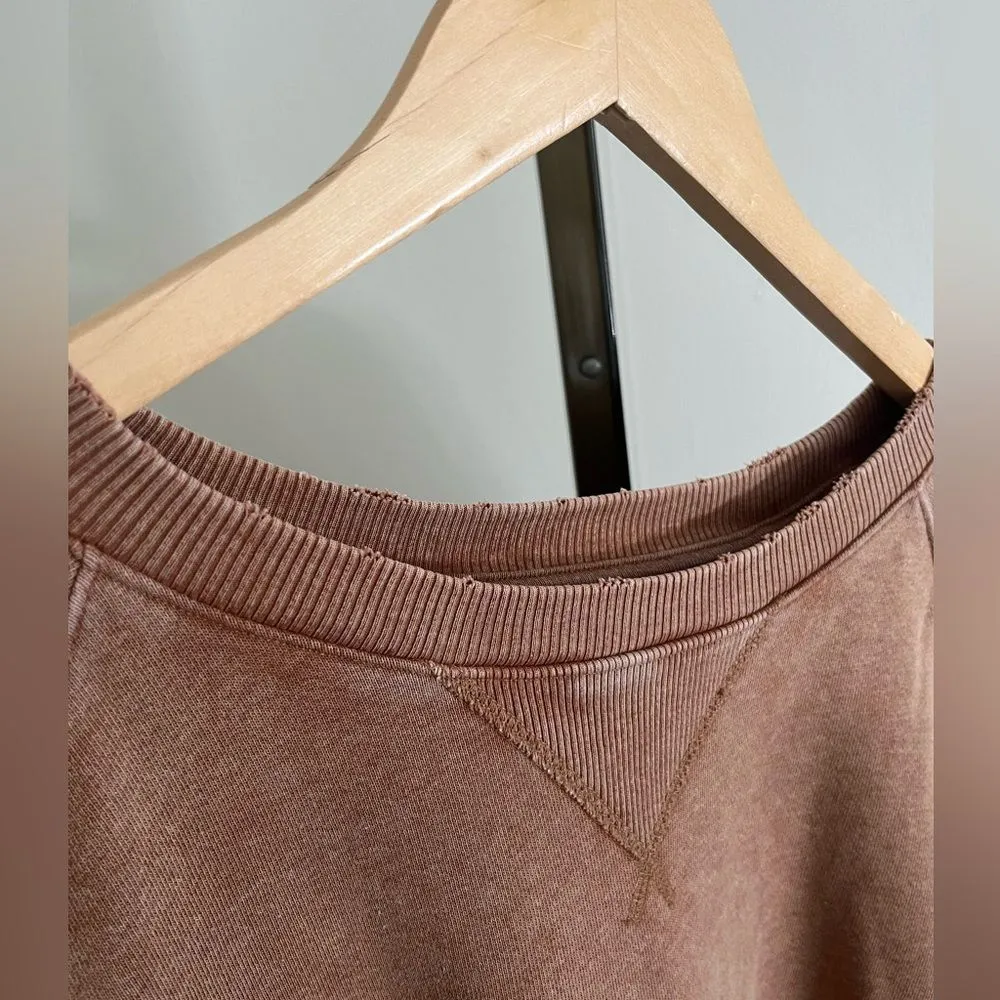 American Eagle oversized desert sweatshirt dress tunic - Image 5