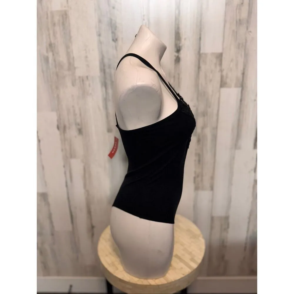 Guess Black Lace-Up Bodysuit Size M - Image 5