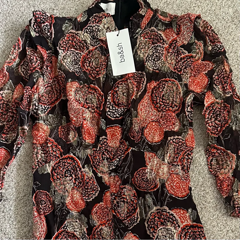 BA&SH Hydra Tiered Dress | Size 2 (M) - Image 4