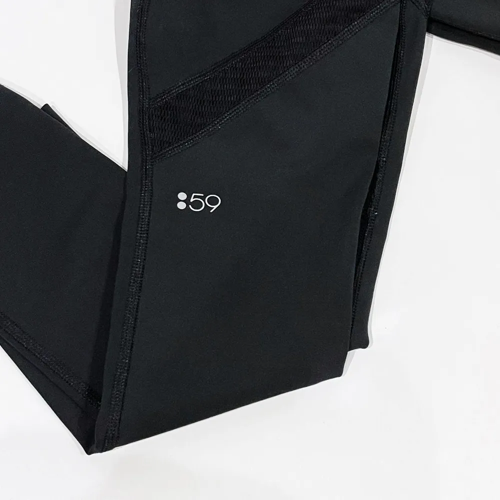 NEW Splits59 XS High Waist Leggings Black Mesh Yoga Barre Workout Gym NWOT - Image 7