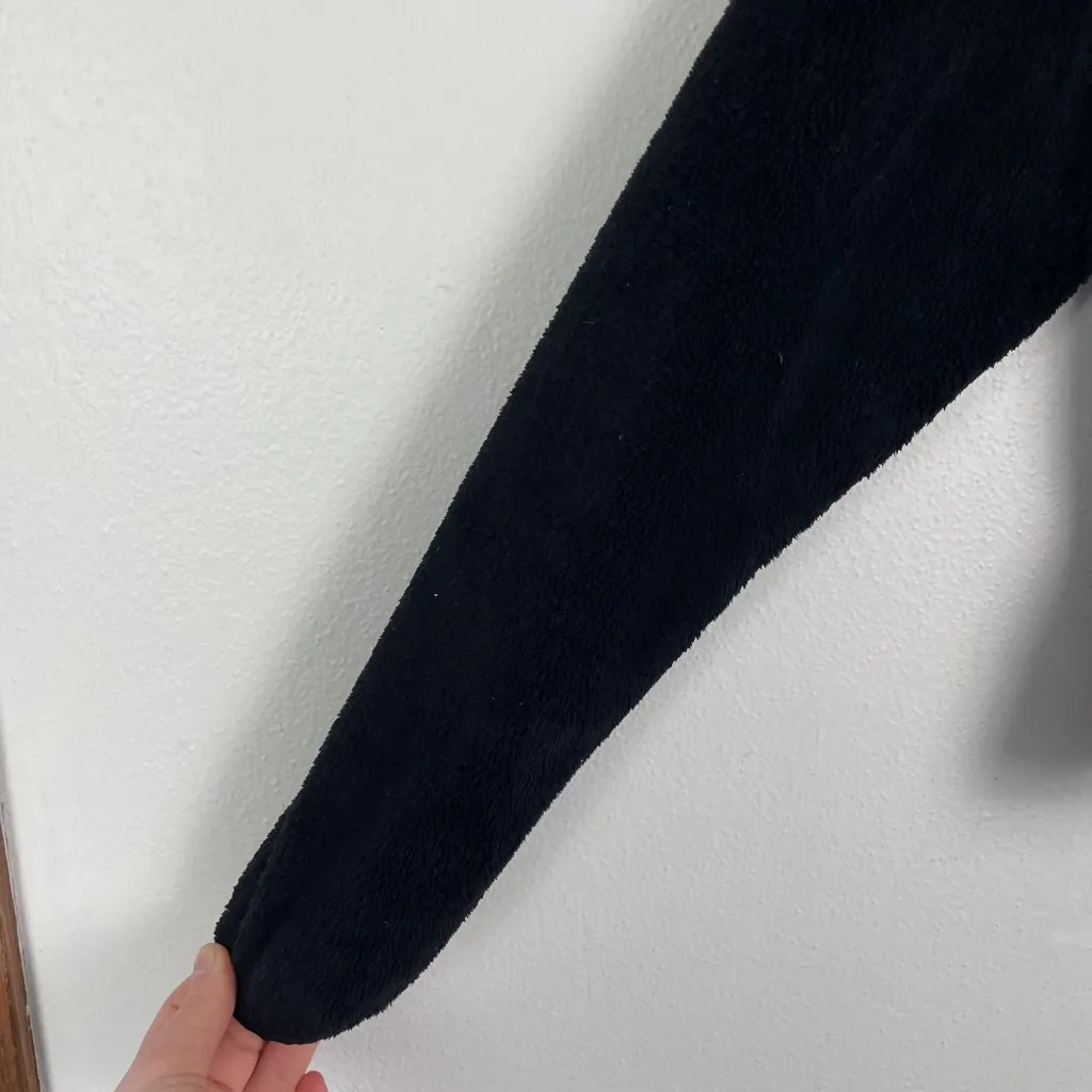 The North Face Women's S Black Fuzzy‎ Fleece Full Zip Hoodie Fall Jacket - Image 4