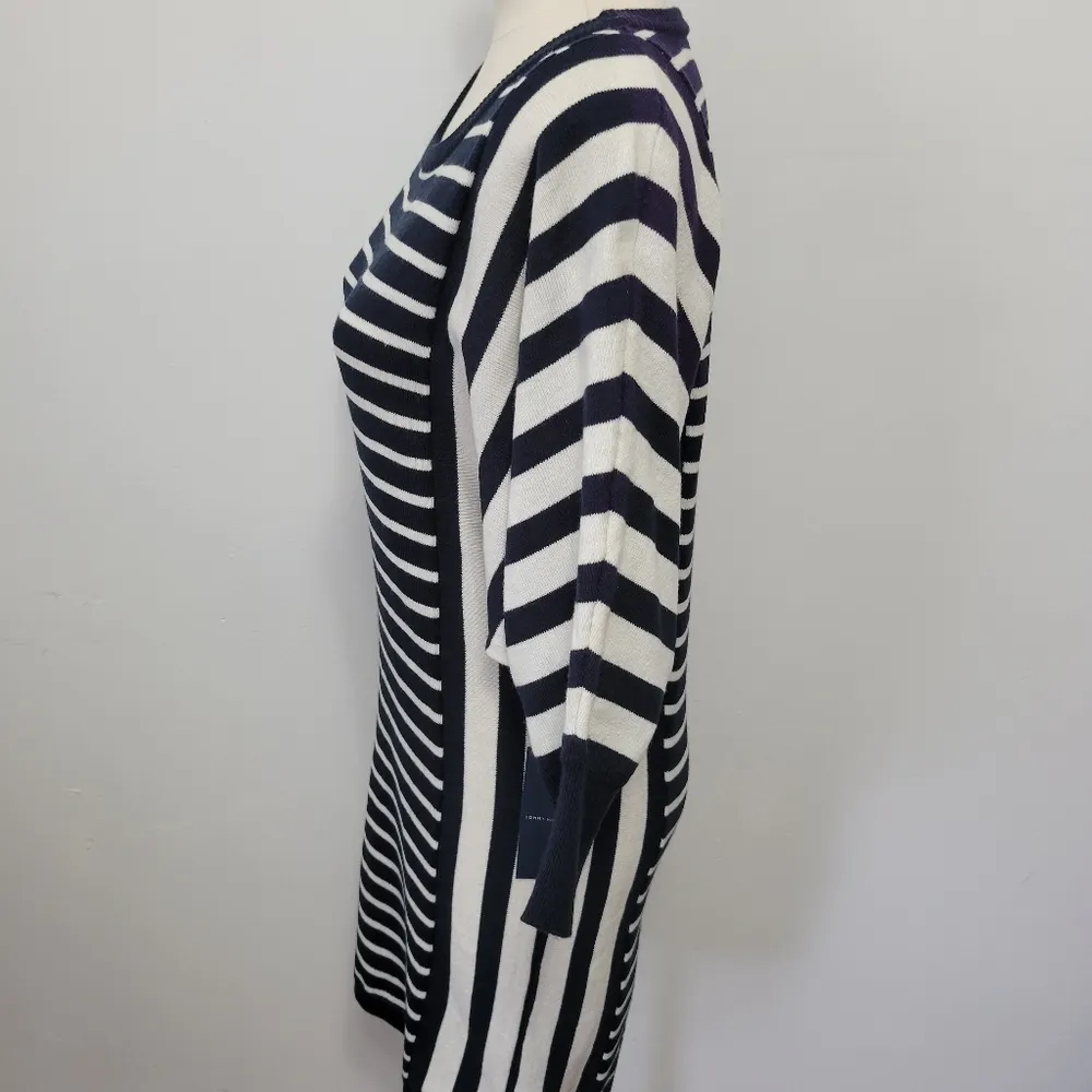 Tommy Girl striped dolman sweater dress size large - Image 6