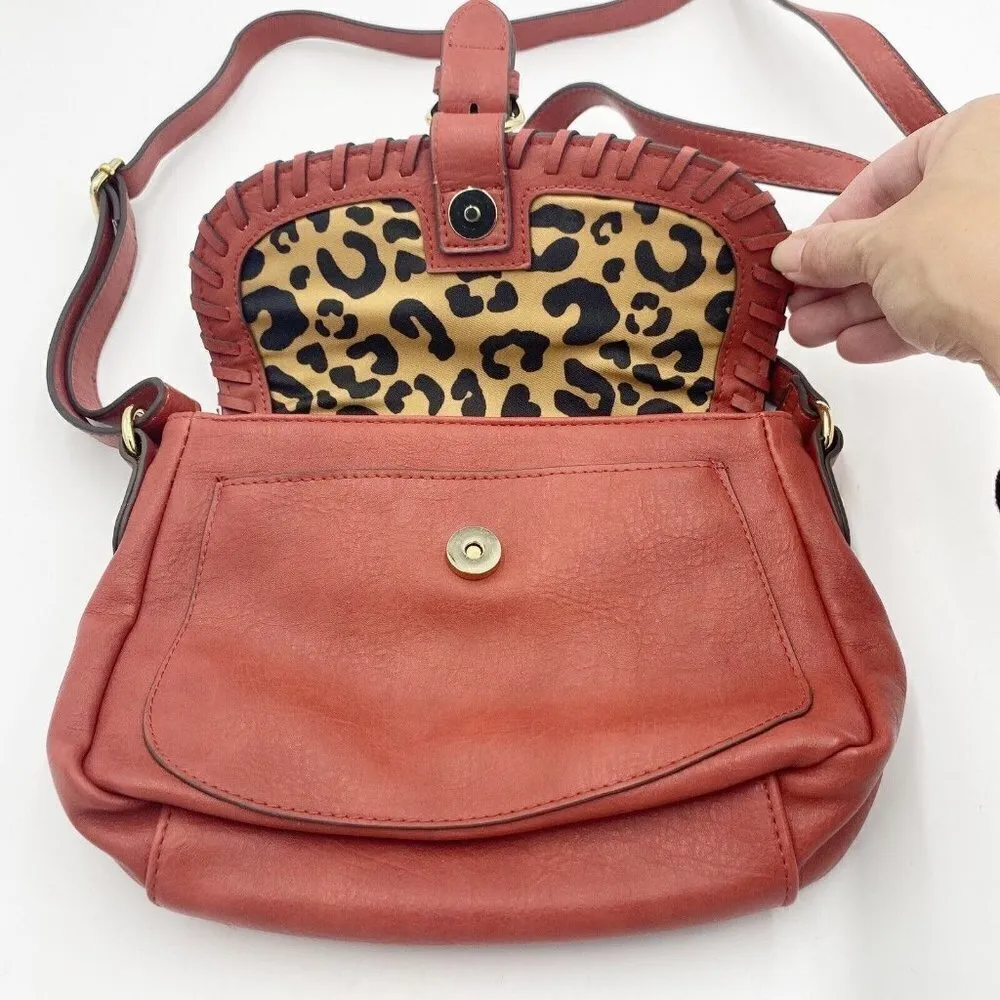 Jessica Simpson Deep Rose Pink Crossbody Handbag - Image 5