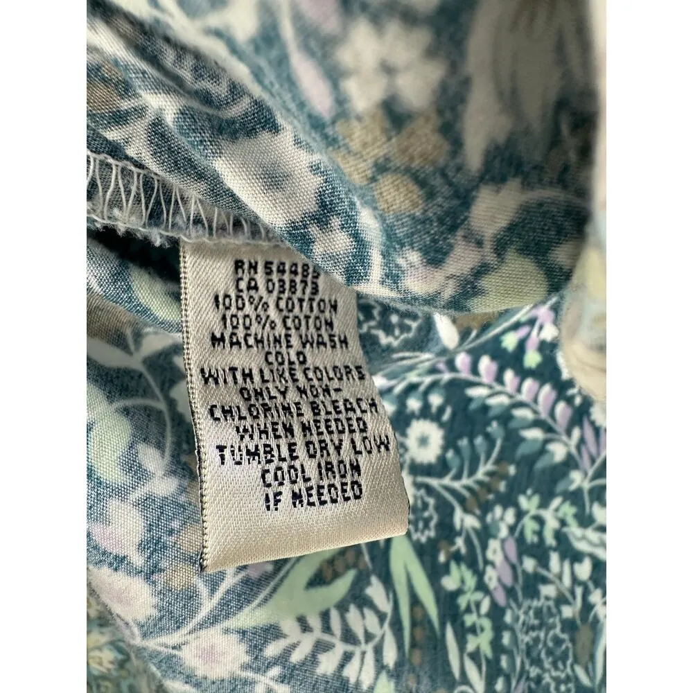 American Eagle Ruffle Skirt Women Sz 4 Quilted Patchwork Cabbage Patch Feminine - Image 8