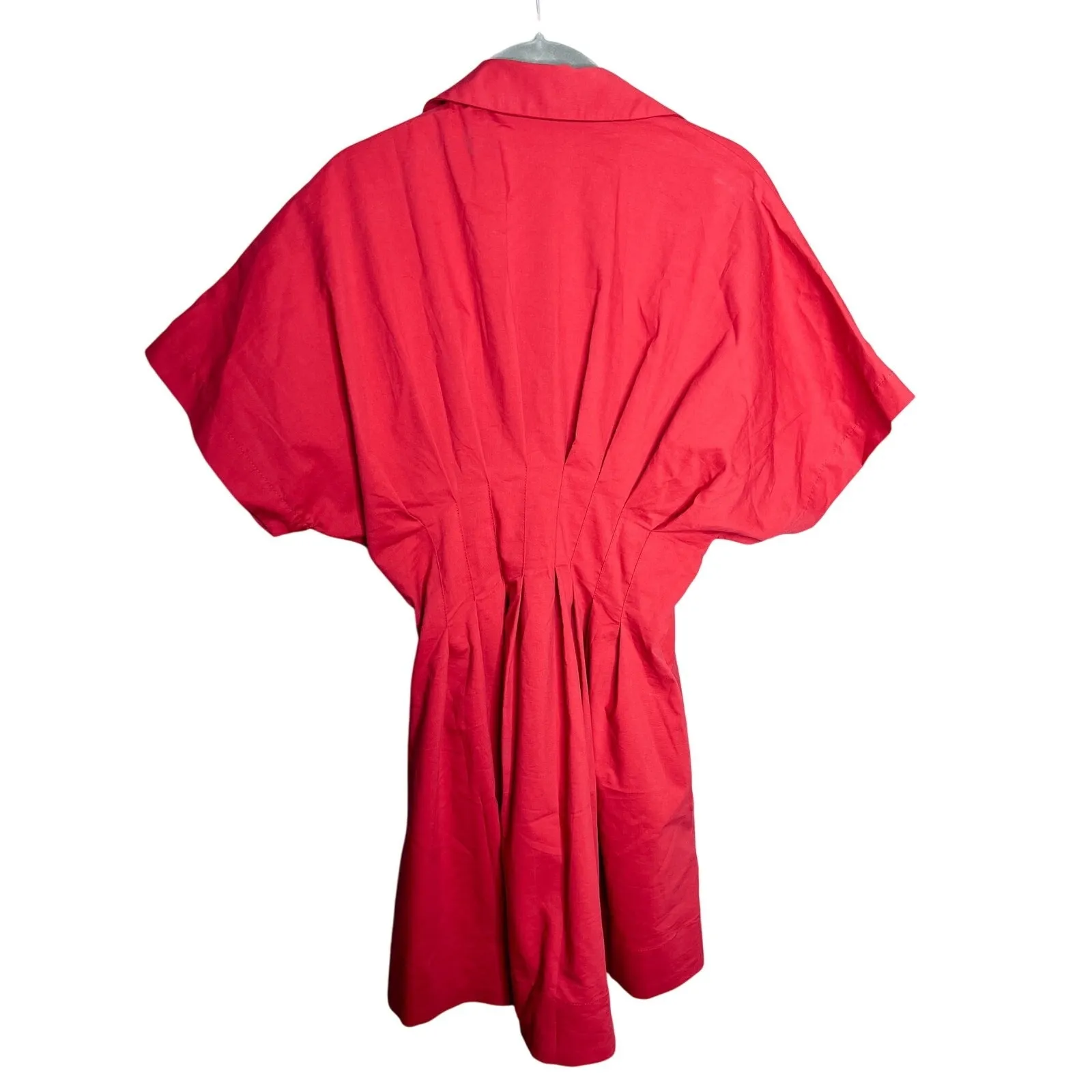 Anthropologie Exquise The Tobie Button-Front Pleated Shirt Dress Sequin Mini - Image 8