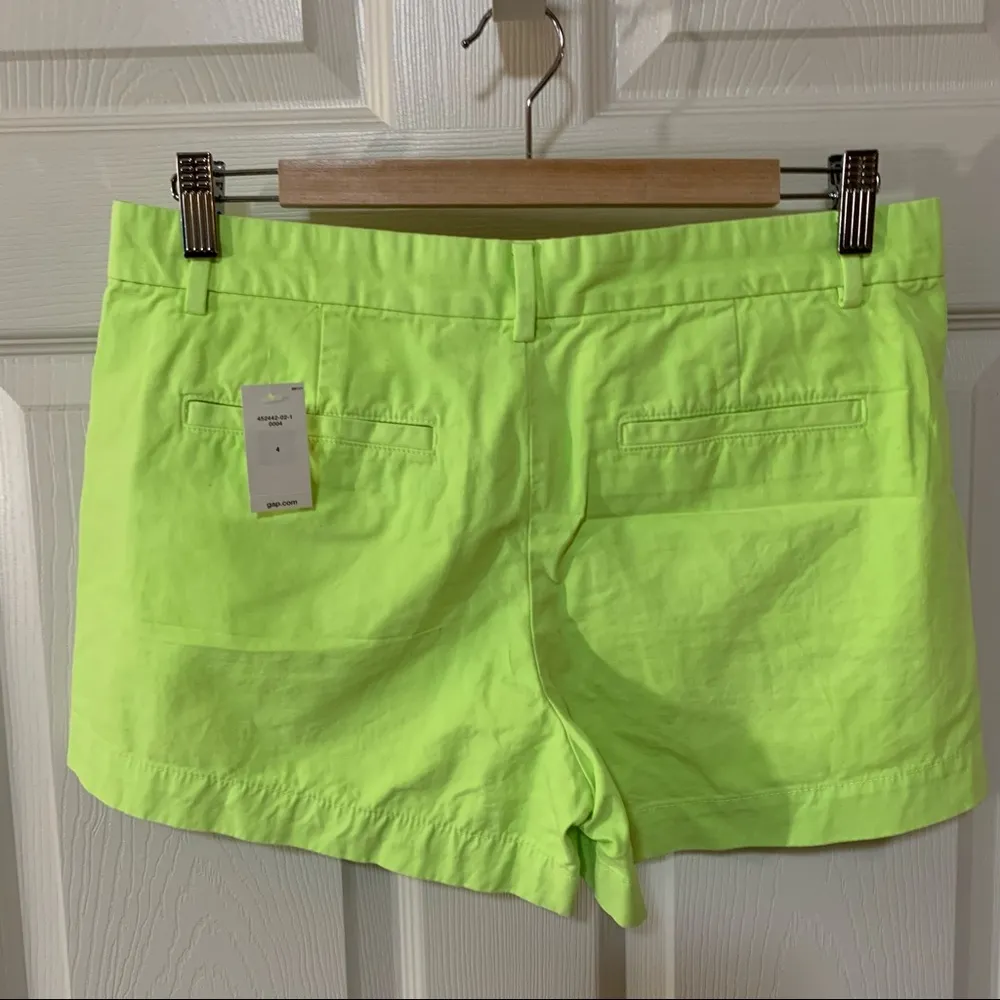NWT Gap Neon Khaki Sunkissed Shorts - Image 3