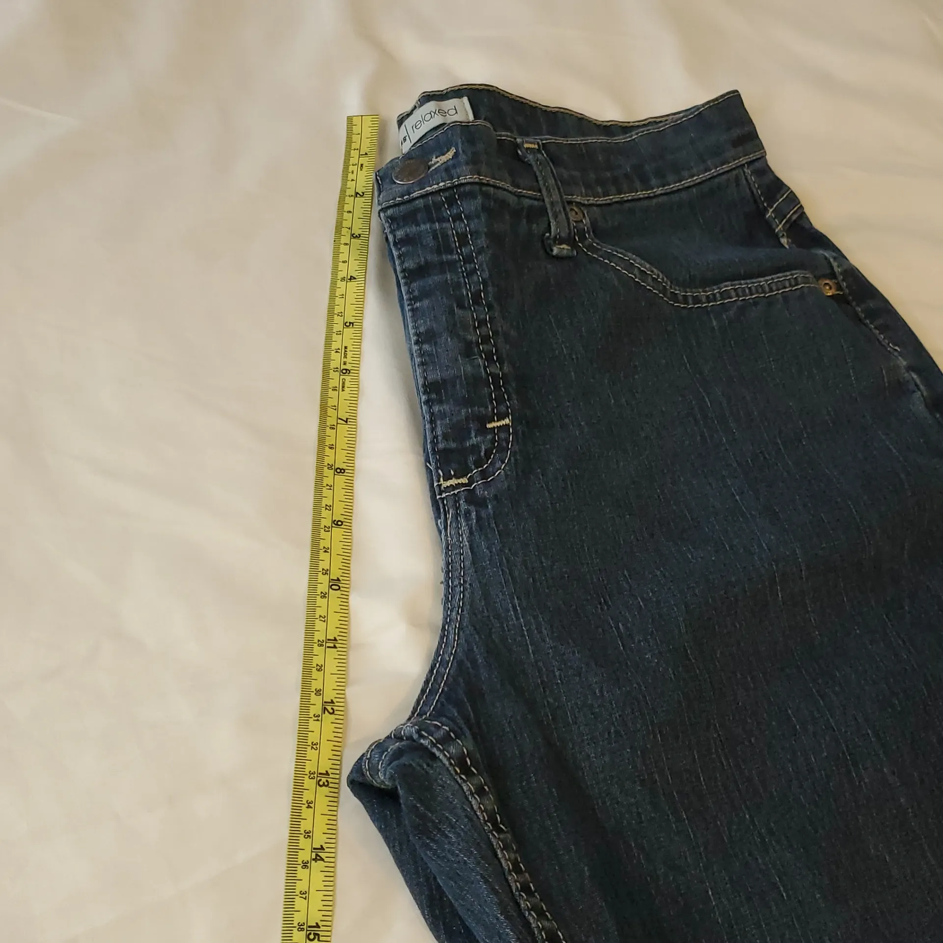 Riders by Lee Blue Straight Leg Jeans  Size:10M - Image 4