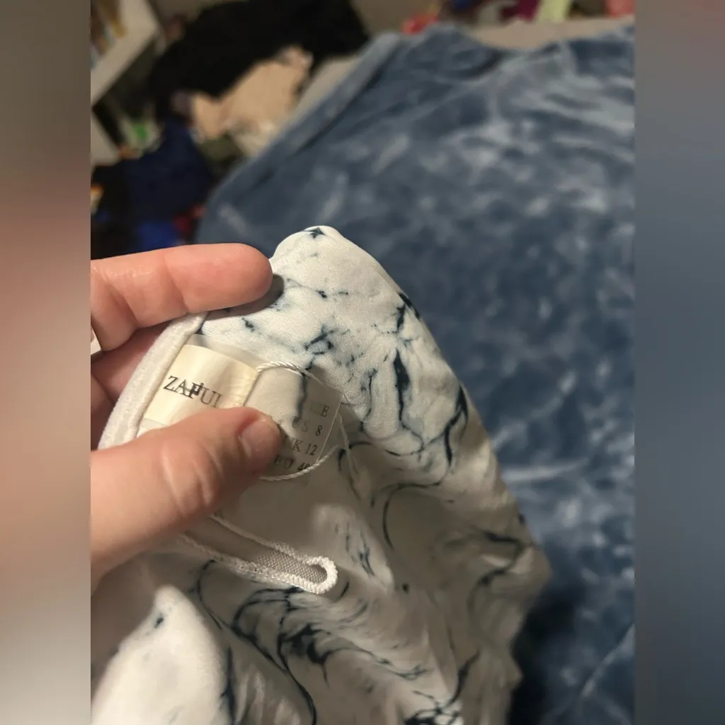 Zaful Marble Bandeau - Image 5