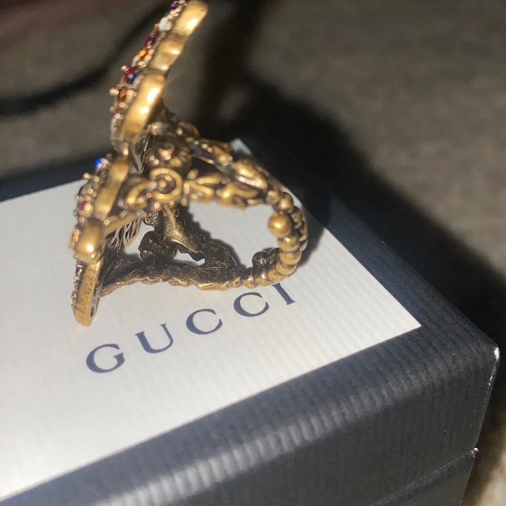 Gucci multicolor butterfly motif ring size M - Image 3