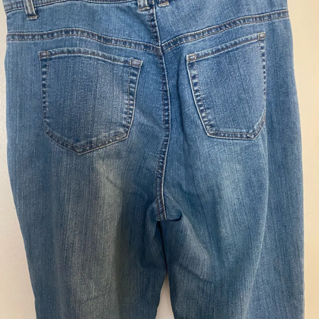 Charter Club Womens Blue Denim Jeans Size 10 34x30  34” Classic Straight Leg - Image 7