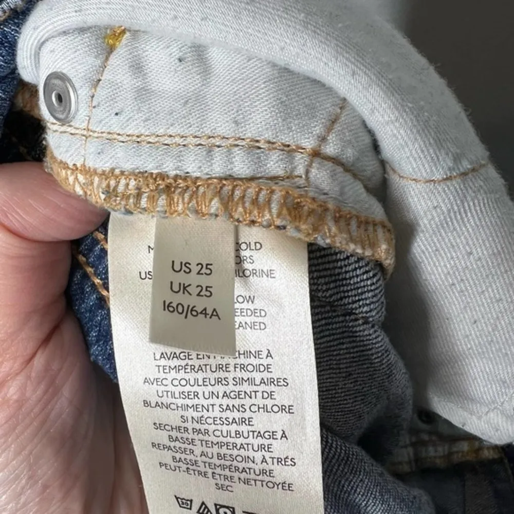 Anthro Pilcro & the letterpress slim boyfriend distressed leopard stripe size 25 - Image 14