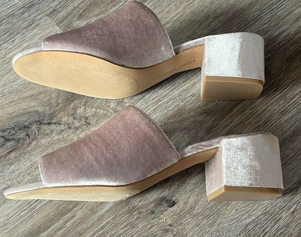 Rebecca Minkoff Ivonne Smooth Velvet Sandals Size 8 Medium - Image 7