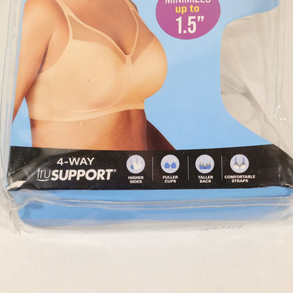 NIB Playtex 18 Hour Smoothing Minimizer Bra Size 44DD in Sin Vanilla #4697 - Image 5