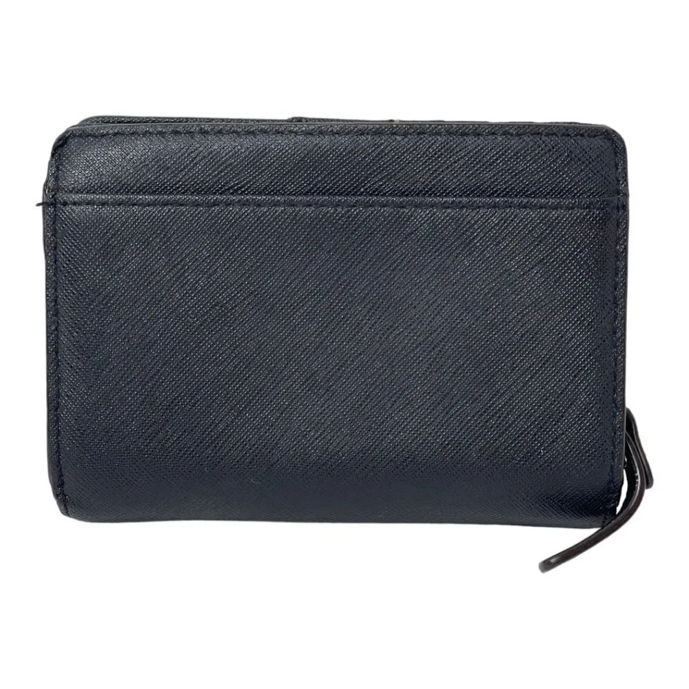 Kate Spade Cara Newbury Lane‎ Black Grained Leather New York Wallet - Image 2
