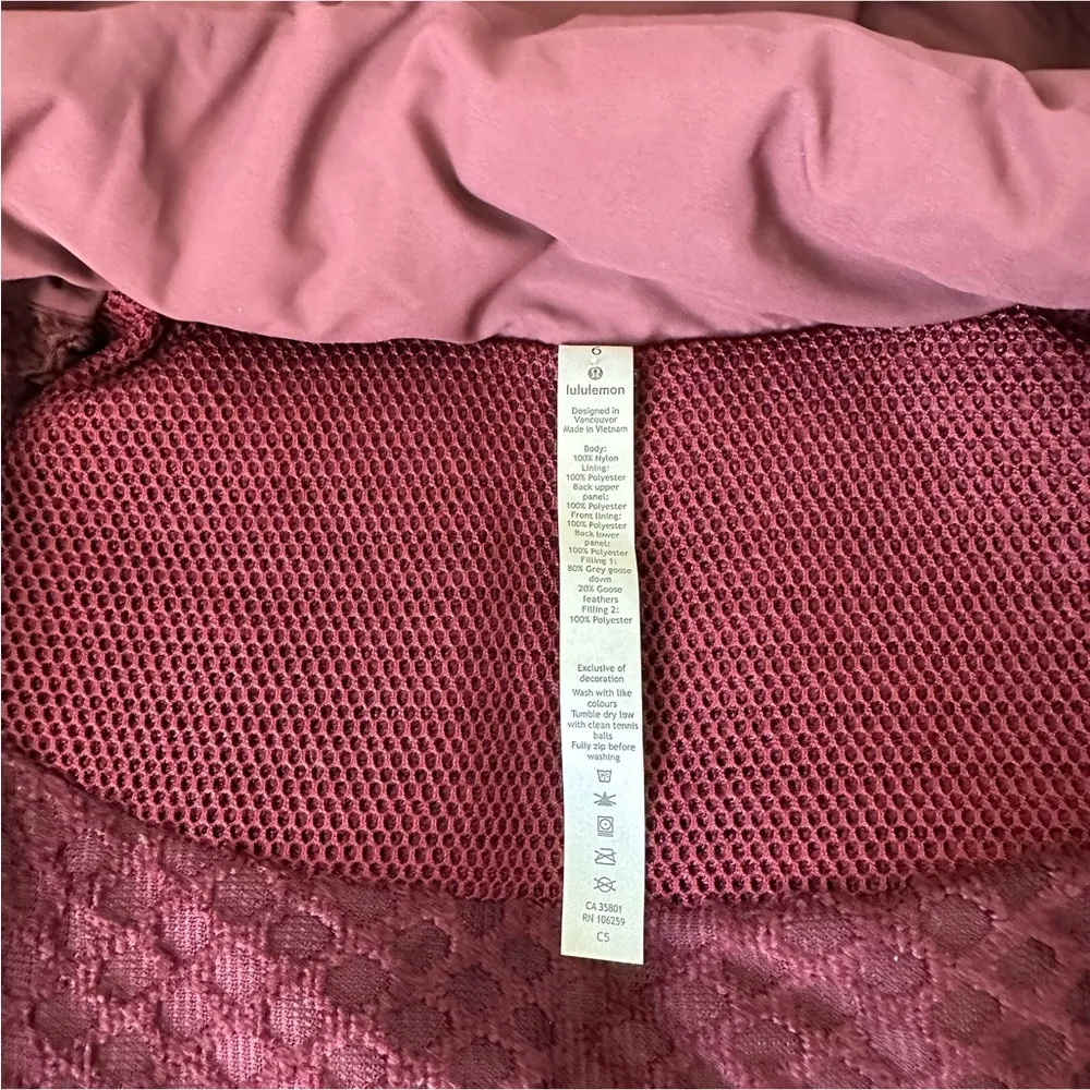 Lululemon Sleet Street Jacket Cassis, 6 - Image 4