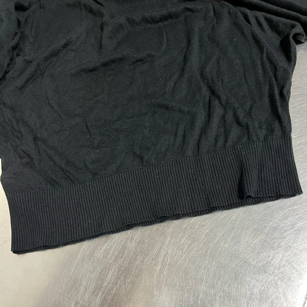 Ann Taylor Loft Black Butterfly Sleeve Sweater - Size Small - EUC - Image 4