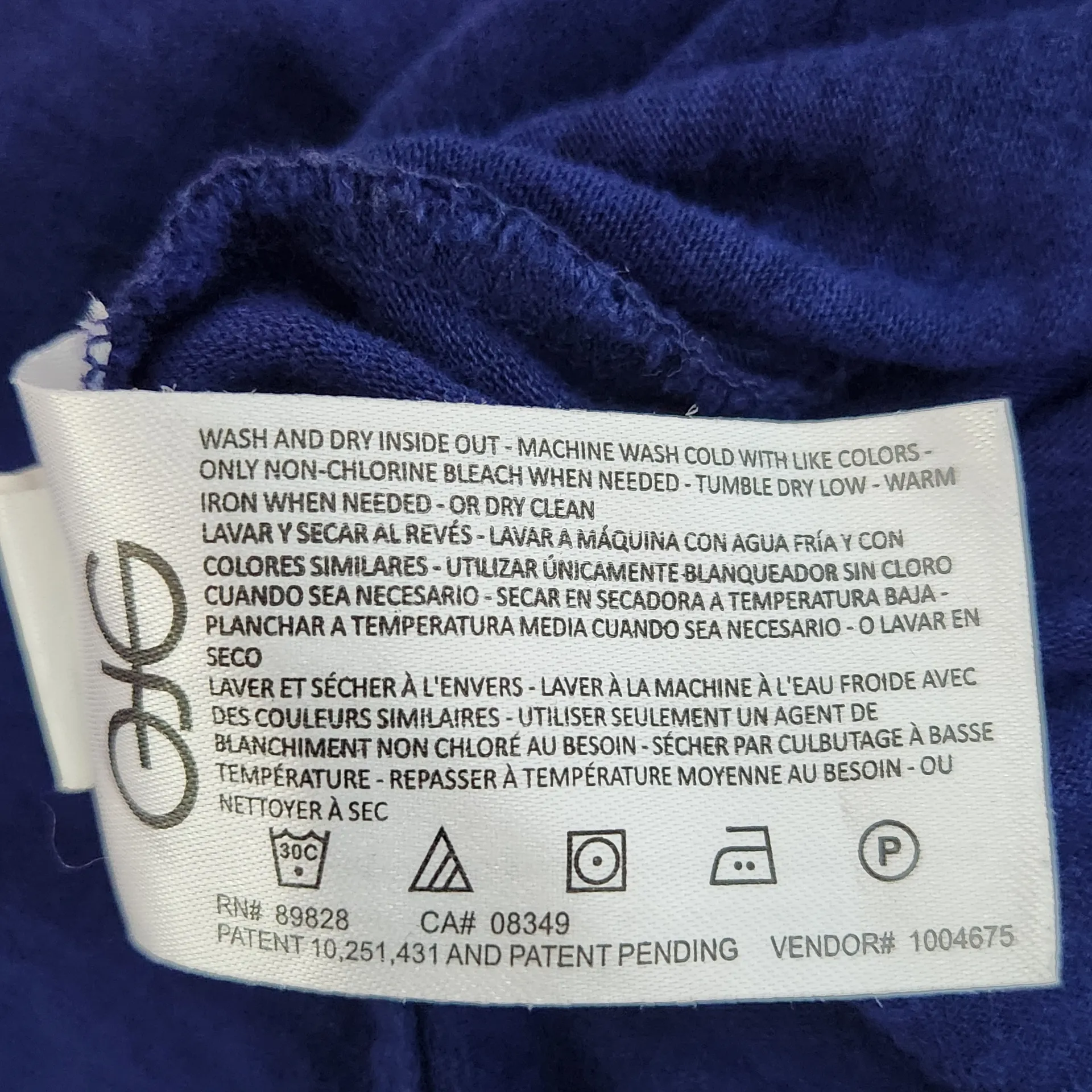 Jessica Simpson Navy T-shirt Dress Size Large Dark Blue Midi Dress - Image 9