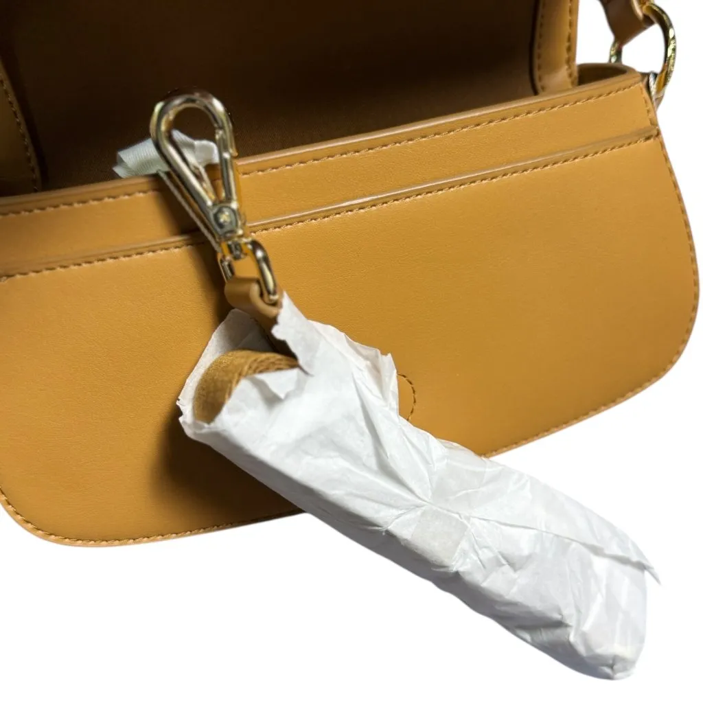 Lululemon Clean Lines Purse with Coin Pouch Brown Faux Leather NWT Limited Ed - Image 6